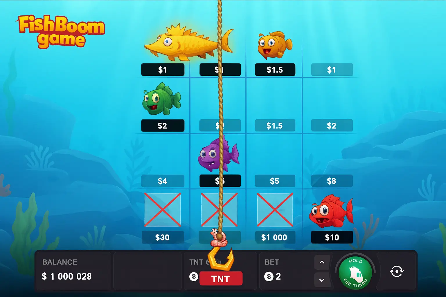 Fish Boom – Dive Into an Explosive Ocean Slot Experience